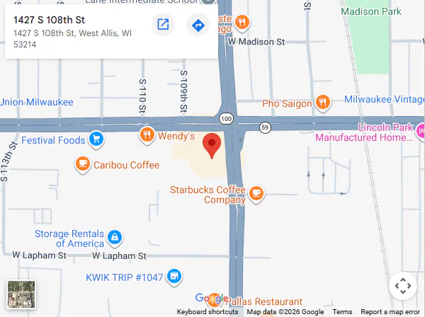 Location,1427 S 108th St, West Allis, WI 53214